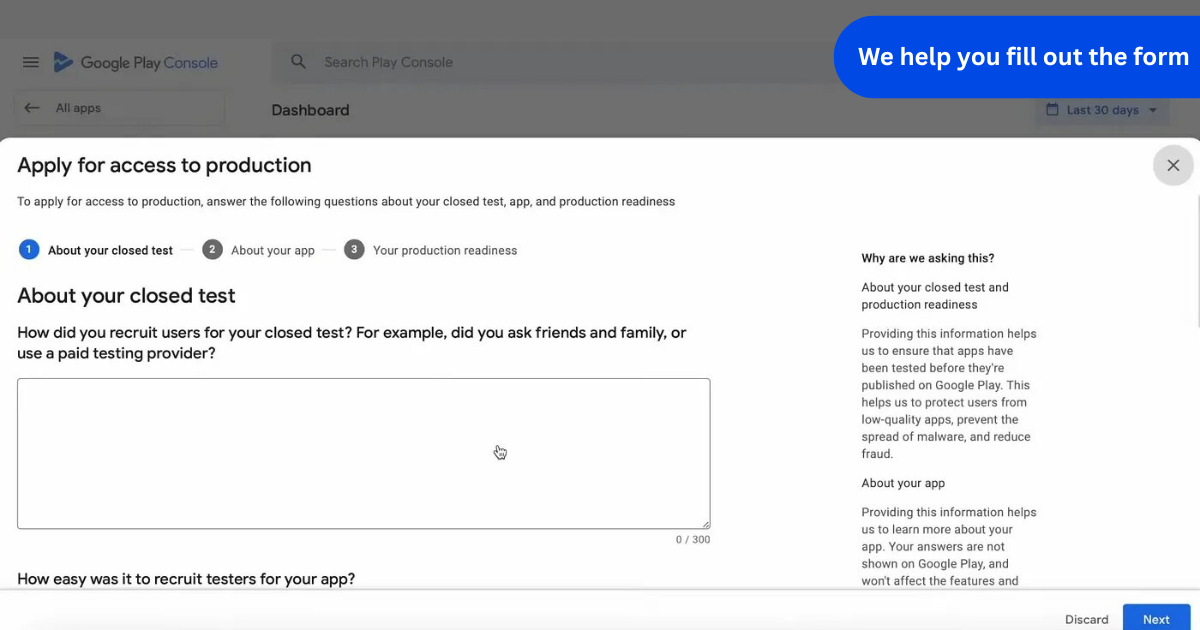 Verified Production Form Answers